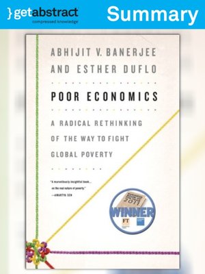 cover image of Poor Economics (Summary)